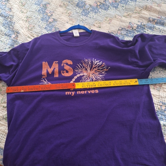 Gildan longsleeves Purple MS support - Picture 9 of 13
